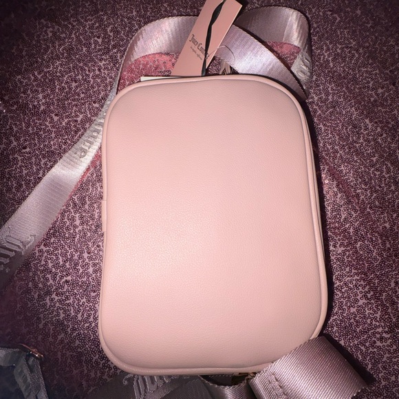 Juicy Couture Light Pink Crossbody Bag with Rhinestone Logo - Picture 4 of 6